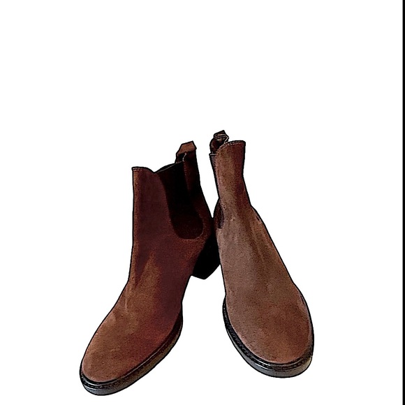 Barbara Barbieri  Made in Italy Chelsea Leather Suede Ankle Booties Size Eu 37 - Picture 12 of 12